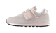 New Balance 574 Core Hook and Loop Rain Cloud Pink Haze (PS)