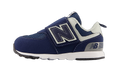 New Balance 574 Hook and Loop Navy White (TD)