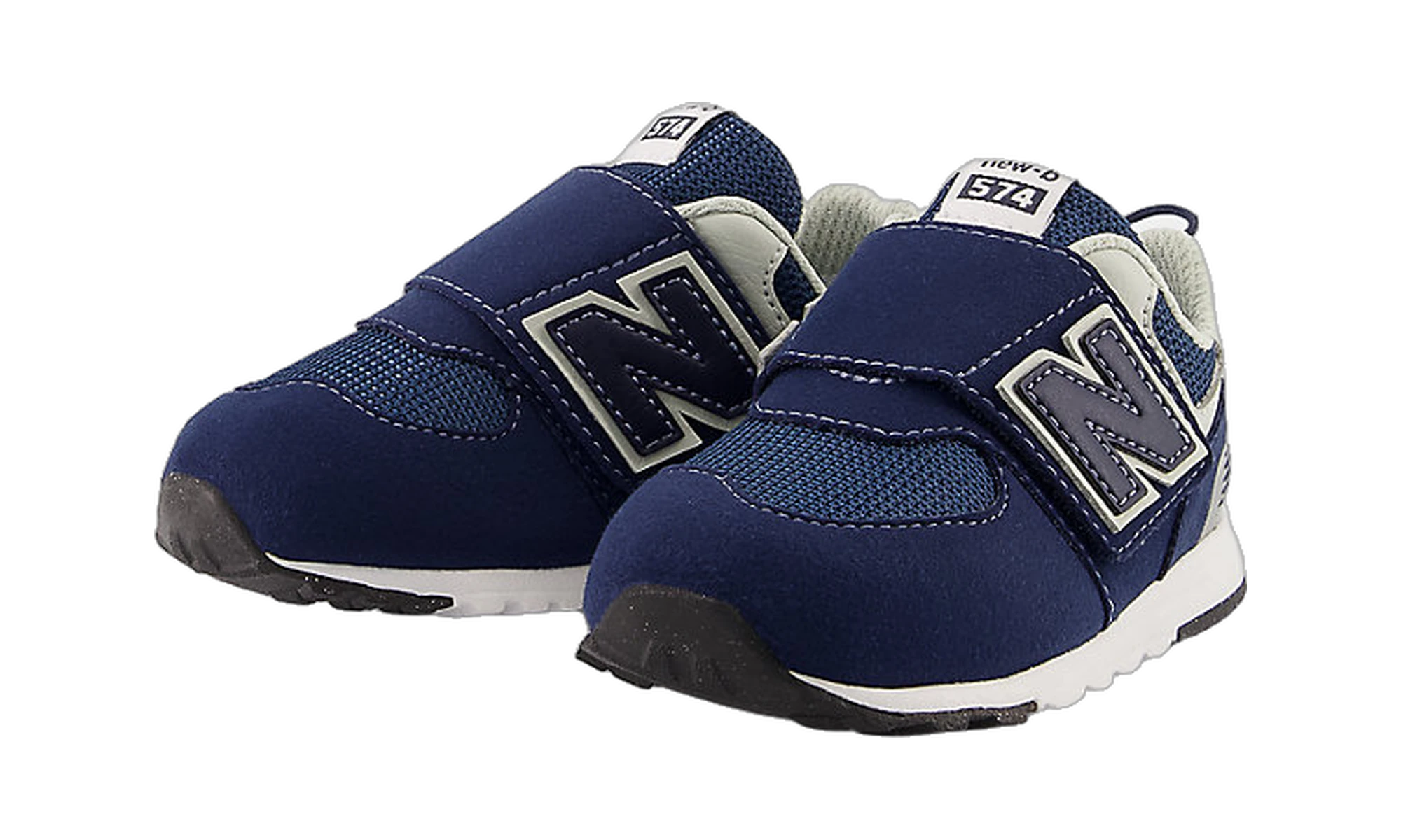New Balance 574 Hook and Loop Navy White (TD)