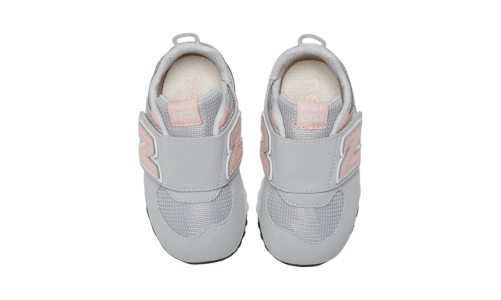 New Balance 574 Hook and Loop Rain Cloud Pink Haze (TD)