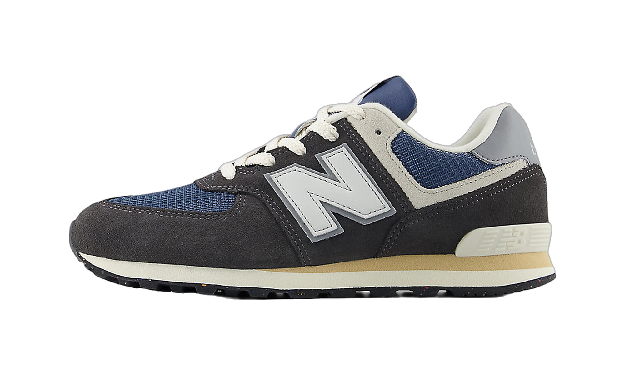 New Balance 574 Lace Black Cement Slate Grey