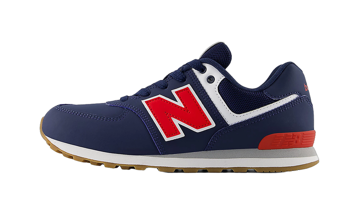 New Balance 574 Lace Navy Team Red