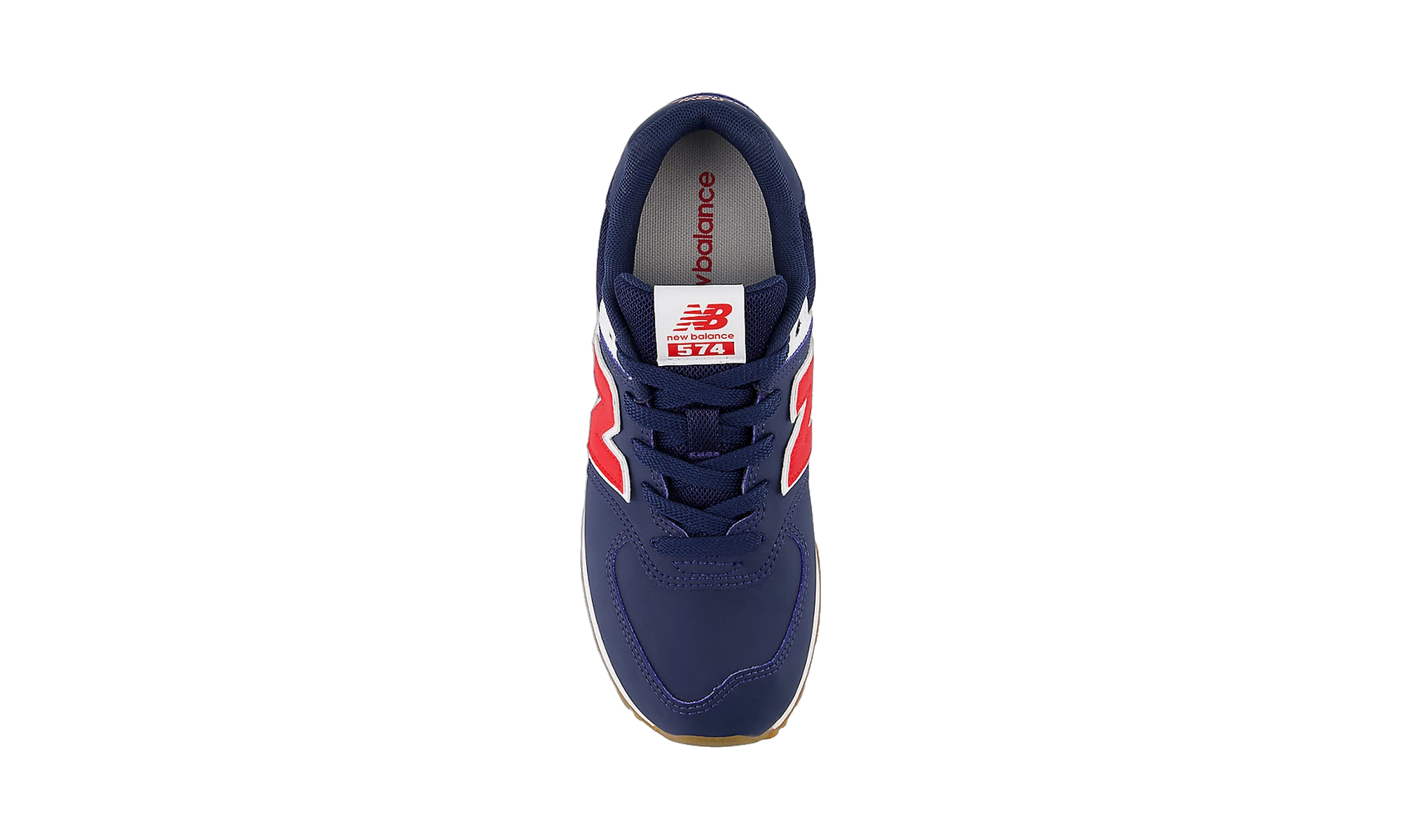 New Balance 574 Lace Navy Team Red