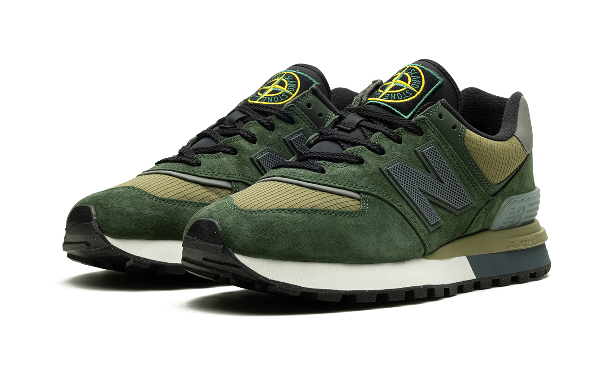 New Balance 574 Legacy Stone Island Dark Green