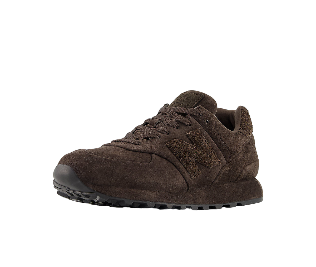 New Balance 574 Legacy Stone Island Ghost Dark Brown