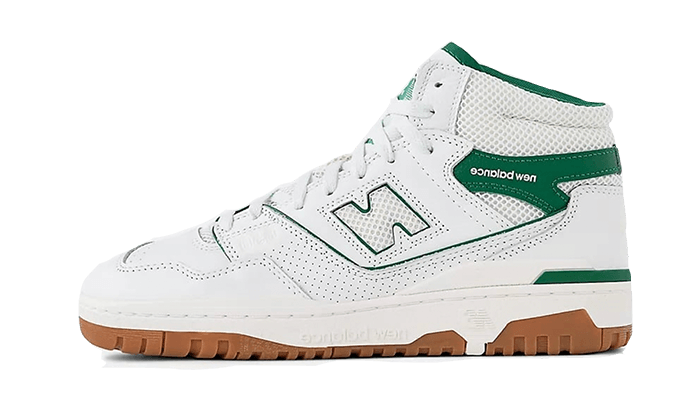 New Balance 650R Aime Leon Dore Classic Pine Green, White/Classic Pine/Gum (BB650RG1)