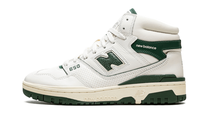 New Balance 650R Aime Leon Dore White Green, White/Green (BB650RL1)