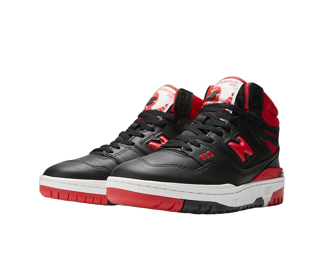 New Balance 650R Black Red, Black/Red/White (BB650RBR)