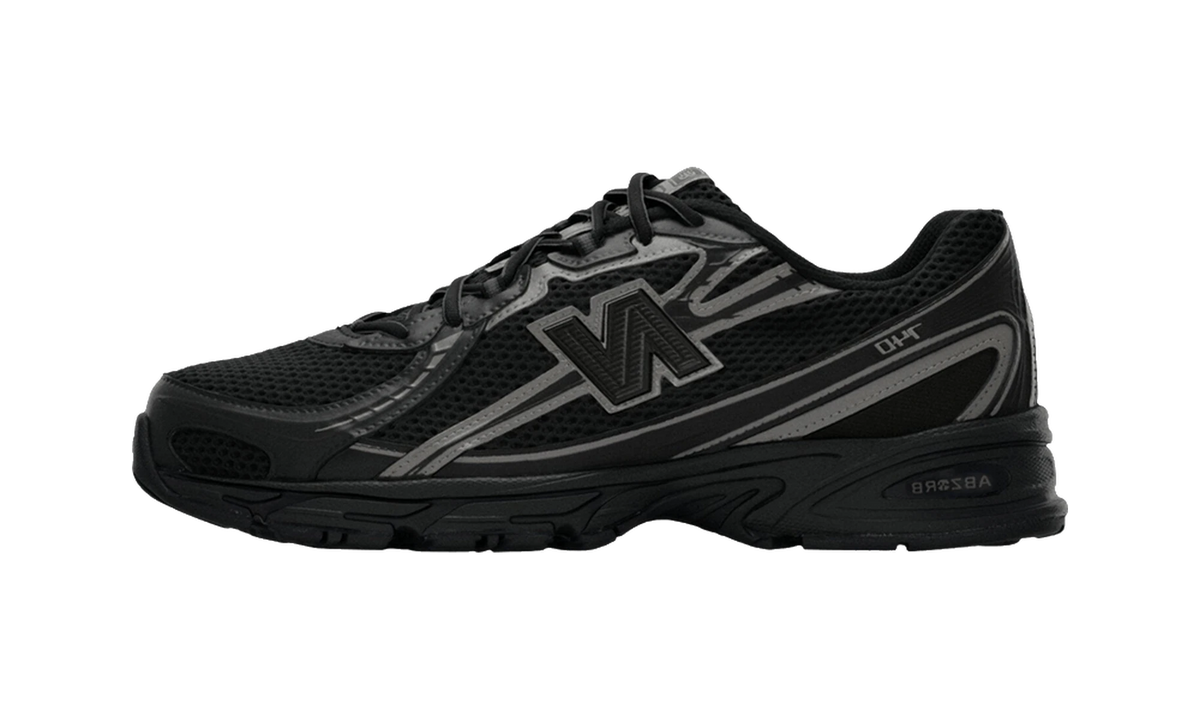 New Balance 740 Black Grey Lines