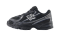 New Balance 740 Bungee Lace Black Silver Metallic (TD)