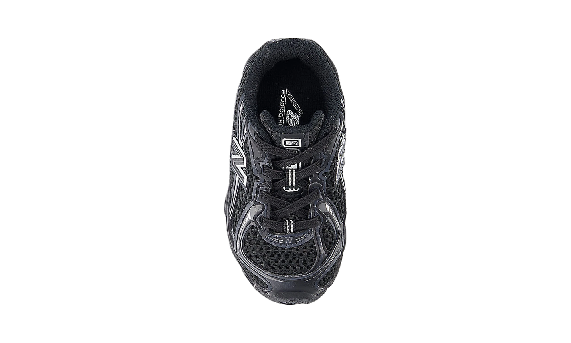 New Balance 740 Bungee Lace Black Silver Metallic (TD)