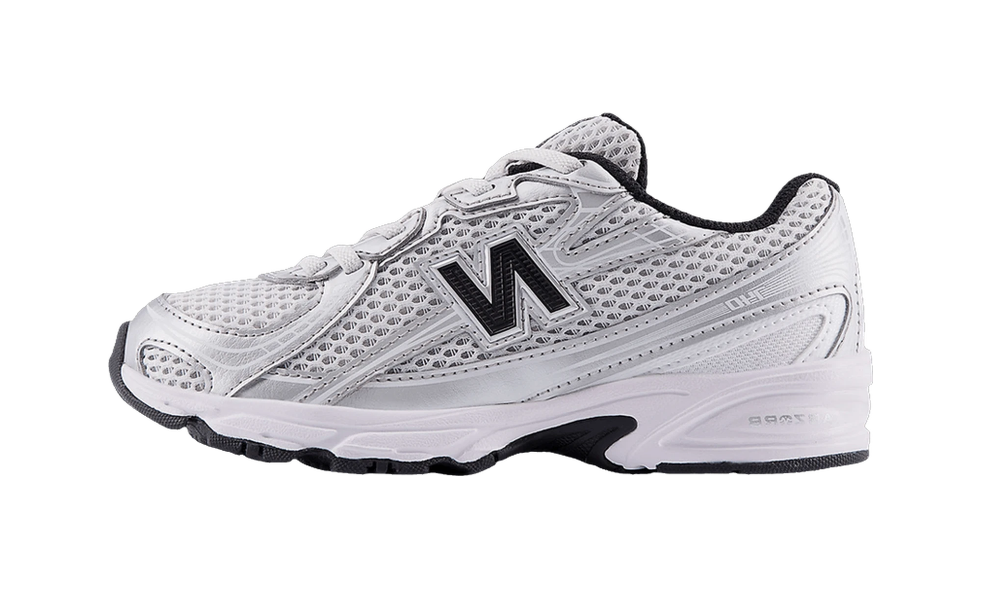 New Balance 740 Bungee Lace Grey Black (PS)