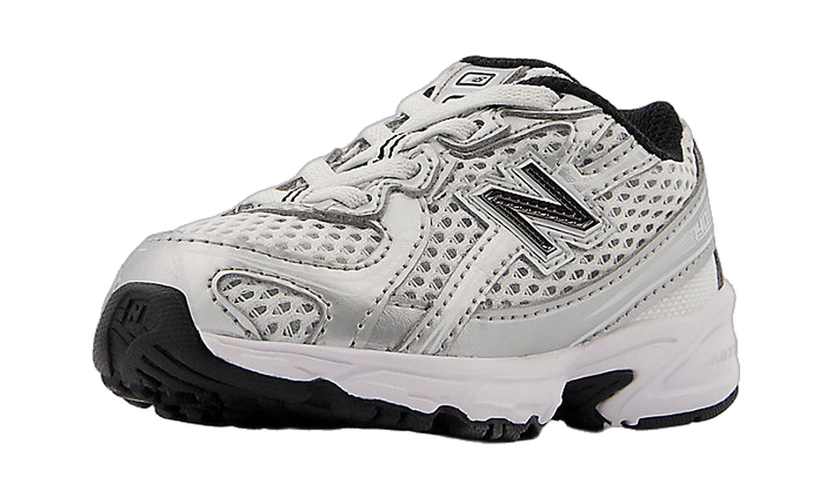 New Balance 740 Bungee Lace Silver Metallic Black (TD)