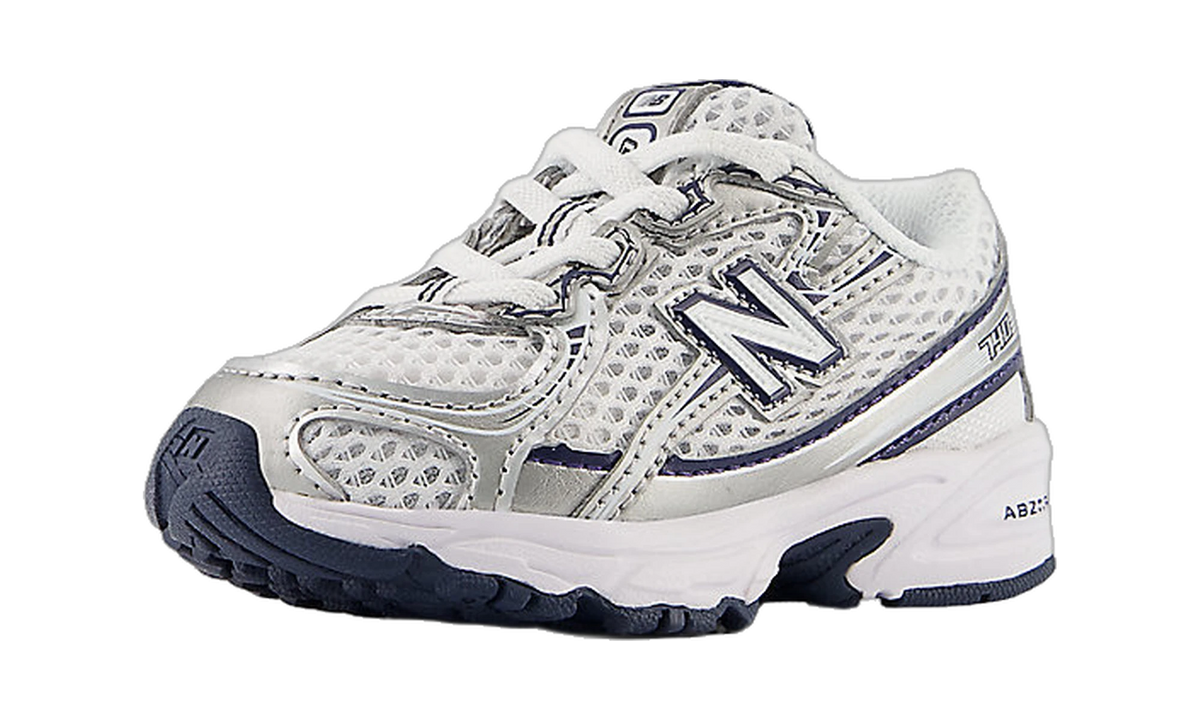 New Balance 740 Bungee Lace White Navy Silver (TD)