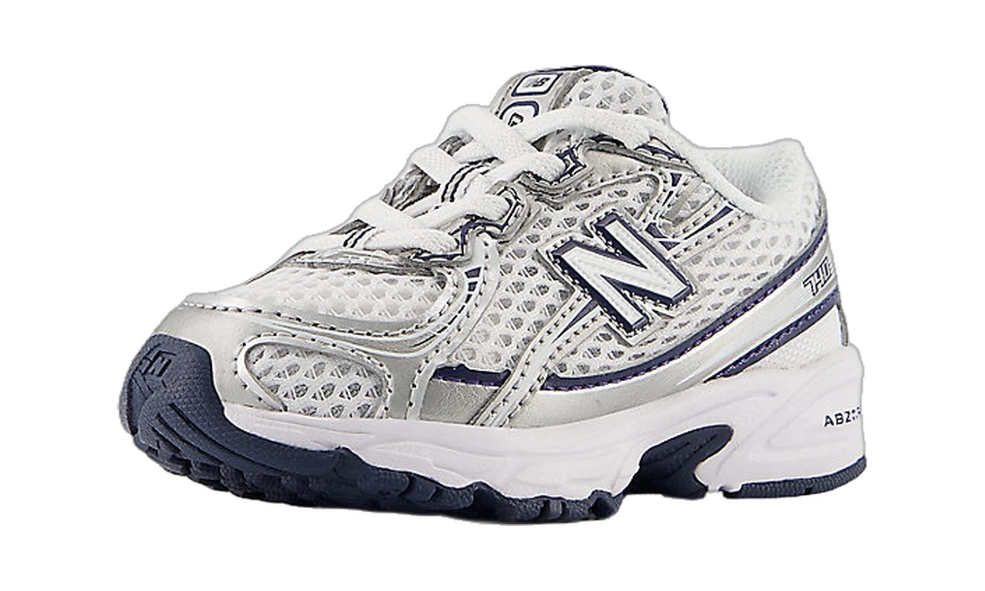 New Balance 740 Bungee Lace White Navy Silver (TD)