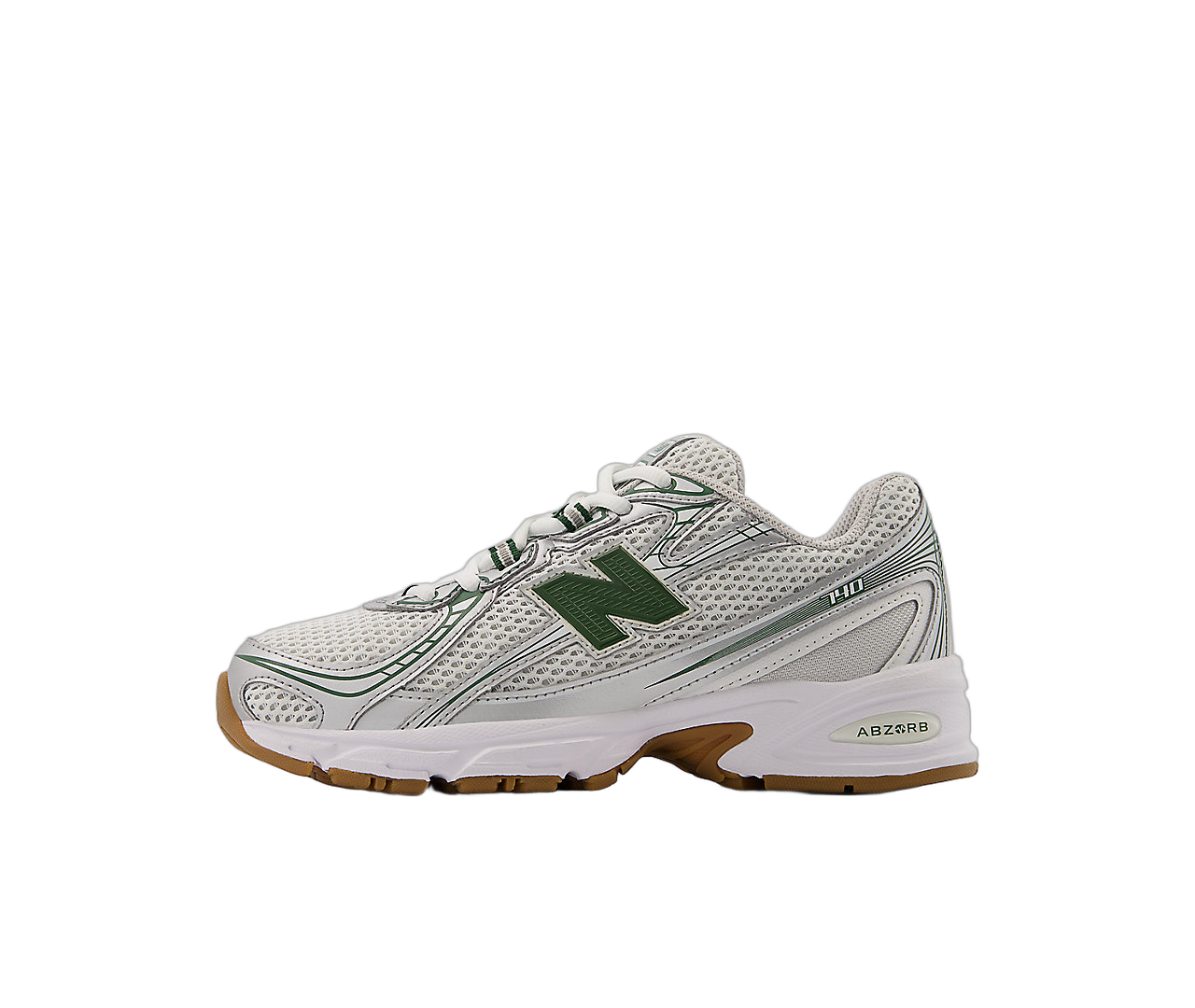 New Balance 740 Silver Metalic Dark Alpine Green