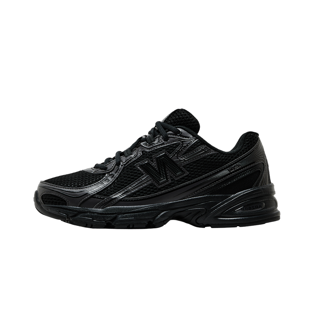 New Balance 740 Triple Black, Black/Black Cement (GR740BO)