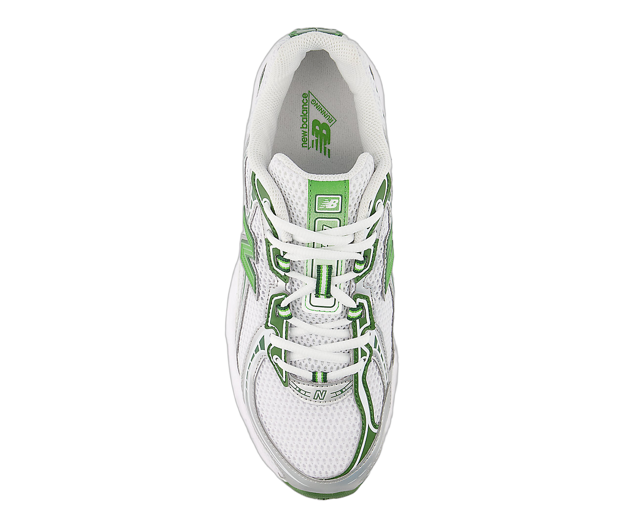 New Balance 740 White Alpine Green Silver Metallic, White/Alpine Green/Silver Metallic (U740GH2)