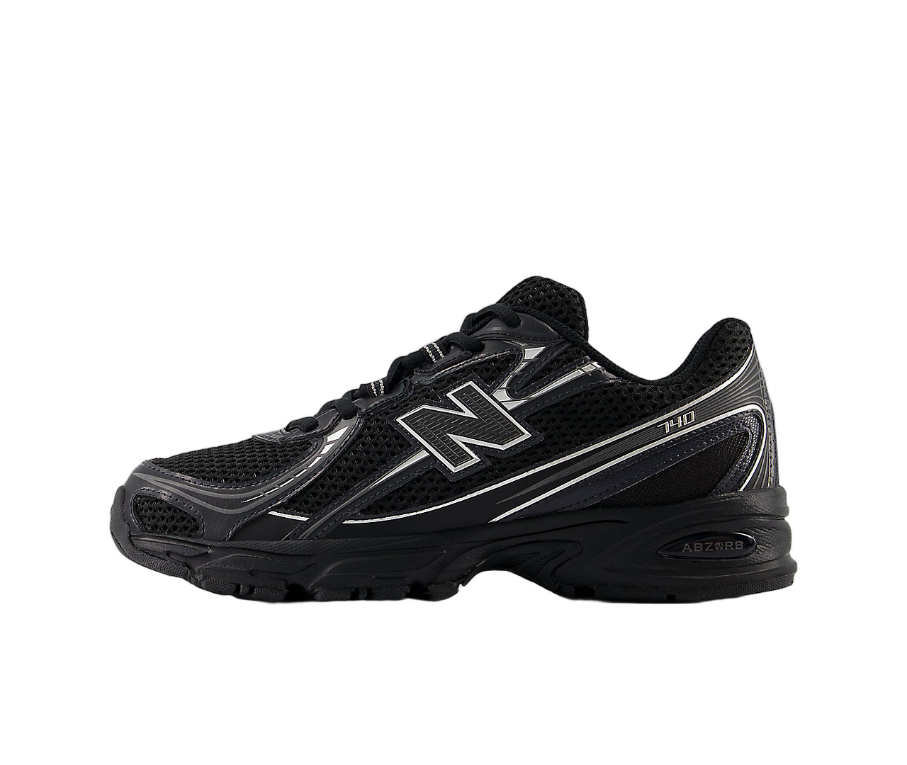 New Balance 740v2 Black Grey Silver, Black/Grey/Silver (U740BM2)