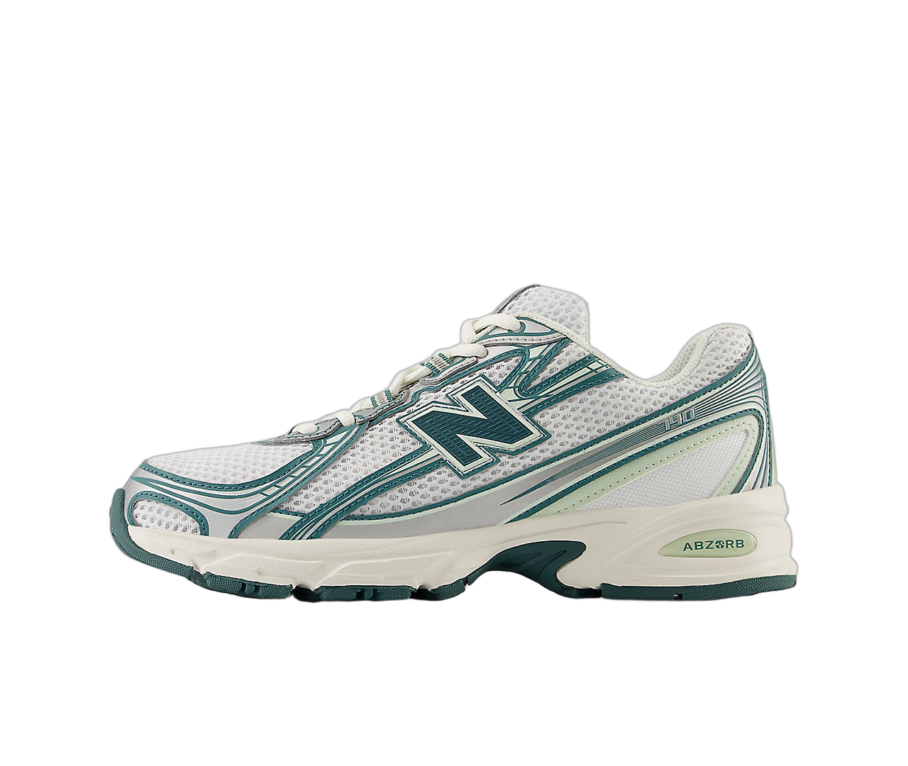 New Balance 740v2 White Marsh Green, White/Marsh Green/Sea Salt (U740GR2)
