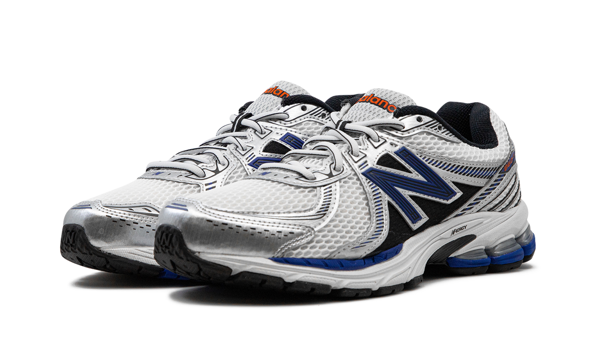 New Balance 860v2 White Team Royal Silver