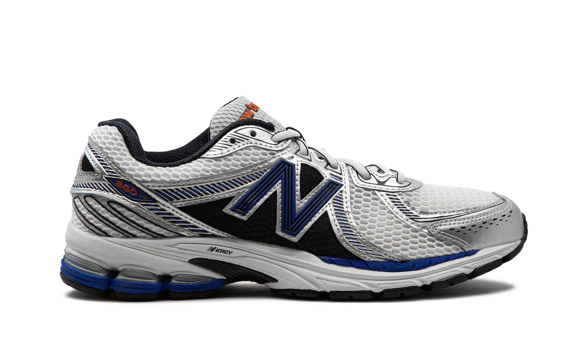 New Balance 860v2 White Team Royal Silver