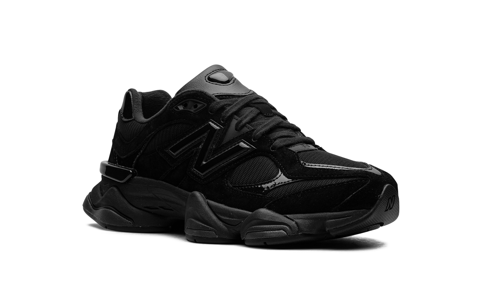 New Balance 9060 Triple Black Patent