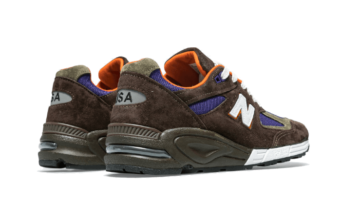 New Balance 990v2 MiUSA Brown Purple, Brown/Grey/Purple (M990BR2)