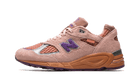 New Balance 990v2 Salehe Bembury Sand Be The Time, Misty Rose/Terra Cotta/Purple Passion (M990SB2)