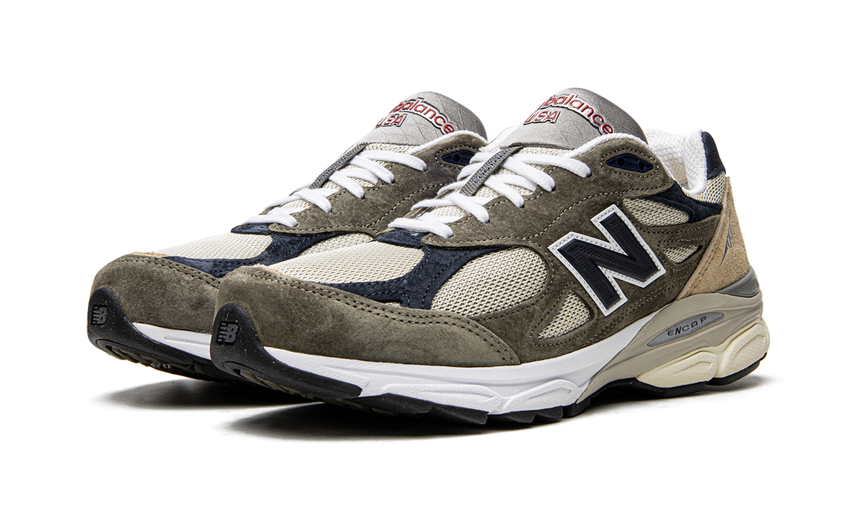New Balance 990v3 MiUSA Grey Blue Olive