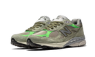 New Balance 990v3 MiUSA Patta Keep Your Family Close, Olive/Bright Green (M990PP3)