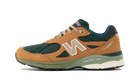 New Balance 990v3 MiUSA Tan Green, Tan/Green (M990WG3)