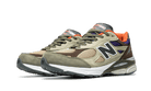 New Balance 990v3 MiUSA Teddy Santis Khaki Orange, Tan/Blue (M990BT3)