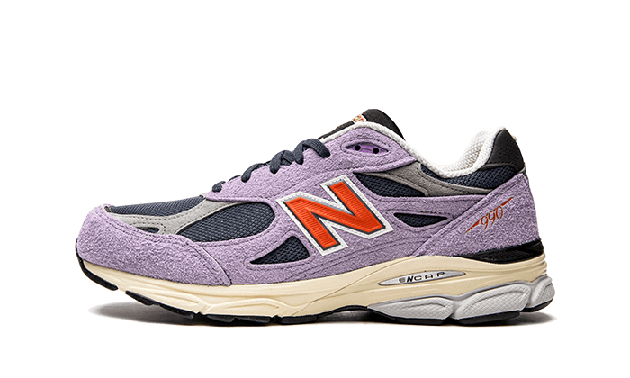 New Balance 990v3 MiUSA Teddy Santis Raw Amethyst, Raw Amethyst/Nb Navy (M990TD3)