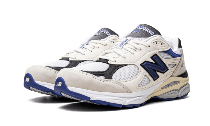 New Balance 990v3 MiUSA White Blue, White/Blue (M990WB3)