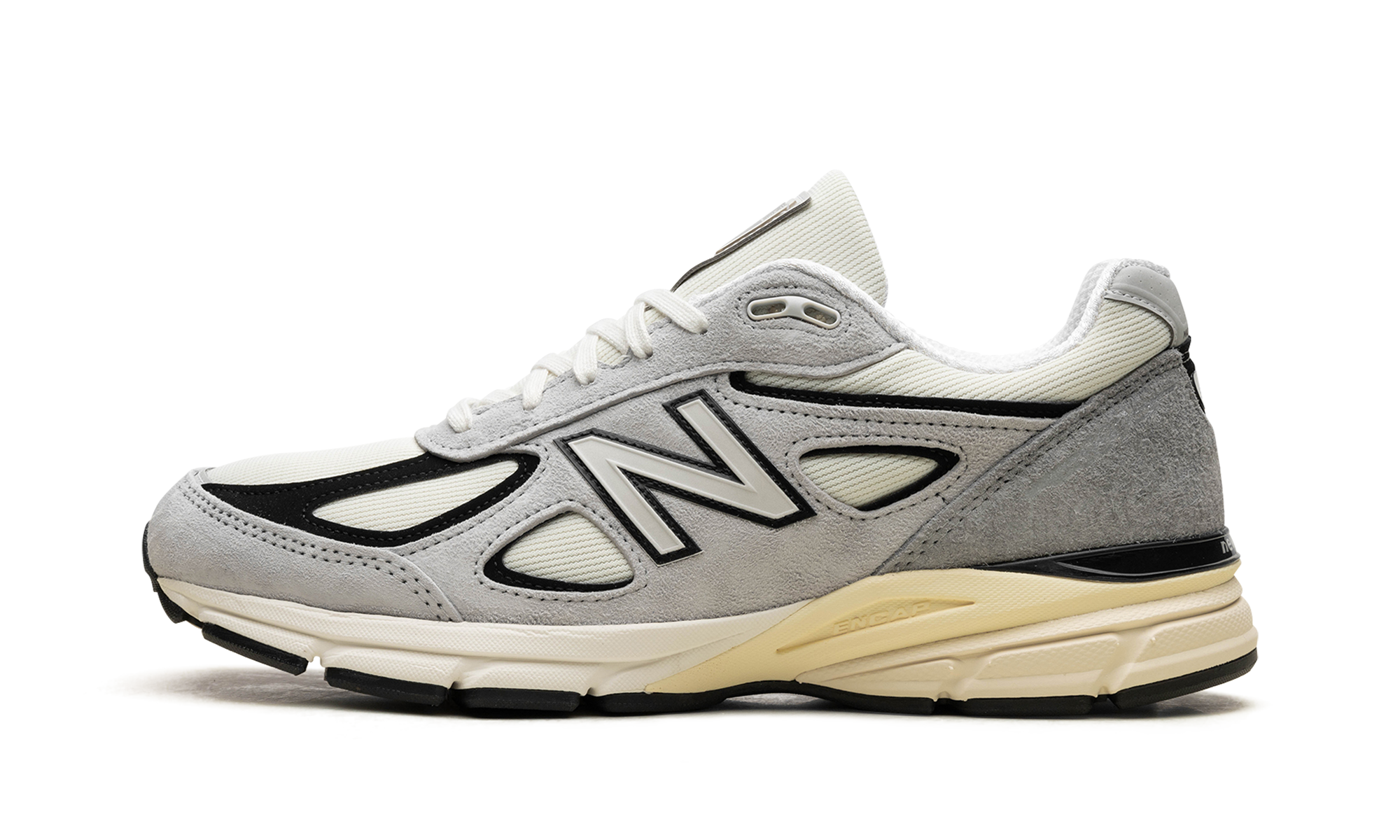 New Balance 990v4 MiUSA Teddy Santis Grey Black Cream