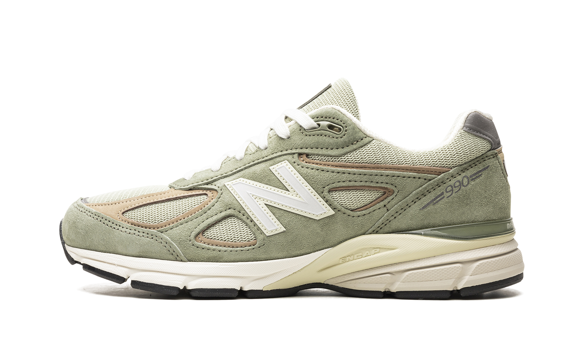 New Balance 990v4 MiUSA Teddy Santis Olive Incense
