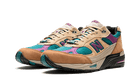 New Balance 991 MiUK Palace Teal, Taos Taupe/Black/Grape Juice (M991PAL)