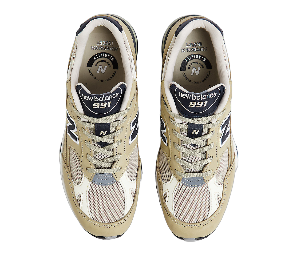 New Balance 991v1 MiUK Elm Brown Rice - Sneak