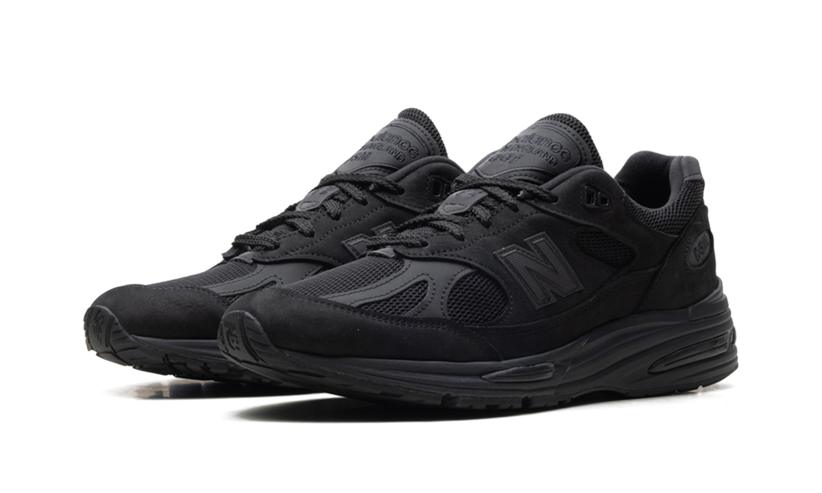 New Balance 991v2 MiUK Dover Street Market Triple Black