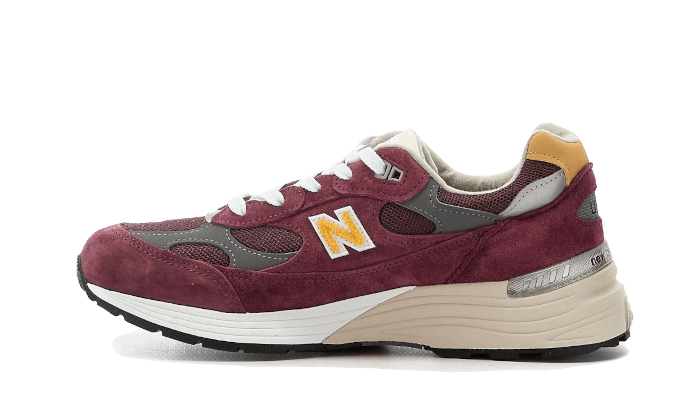 New Balance 992 Burgundy Gold, Burgundy/Yellow/White (M992CA)