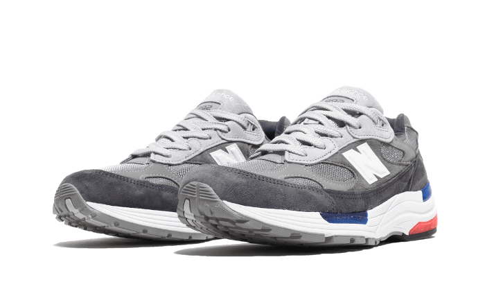 New Balance 992 Grey Blue Red
