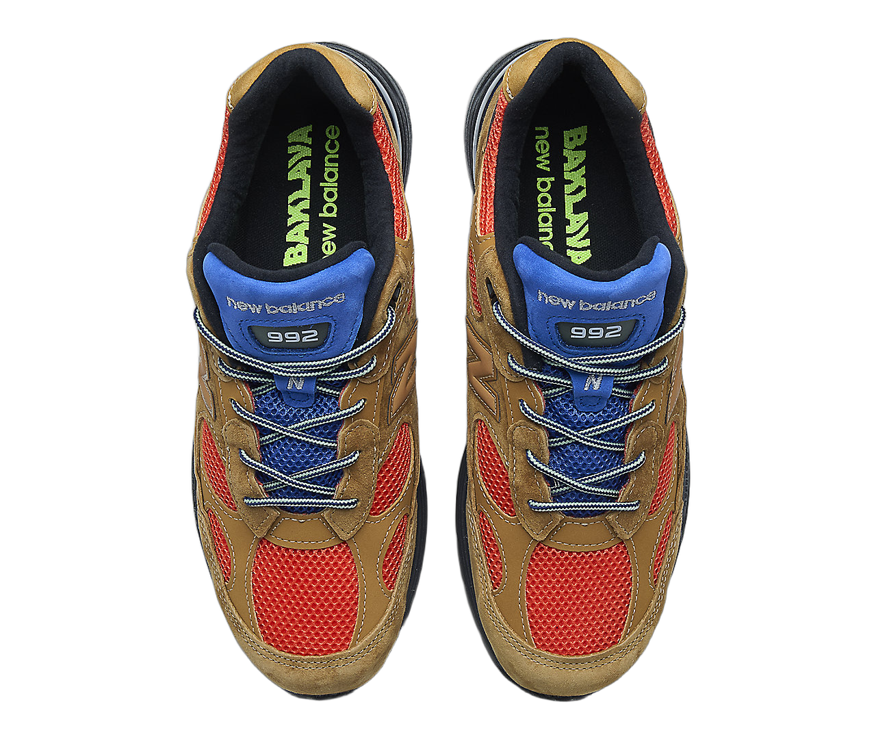 New Balance 992 MiUSA Action Bronson Tiger Eye, Golden Brown/Flame (U992AB1)