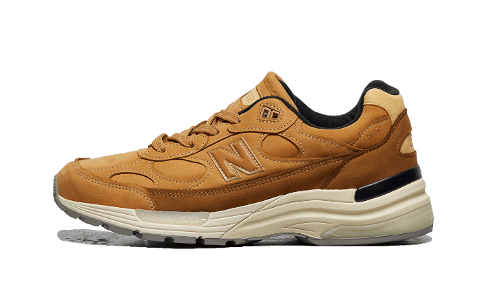 New Balance 992 MiUSA Wheat, Wheat/Brown/Off White (M992LX)