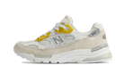 New Balance 992 PaperBoy Fried Egg, White/Natural/Yellow (M992PB1)