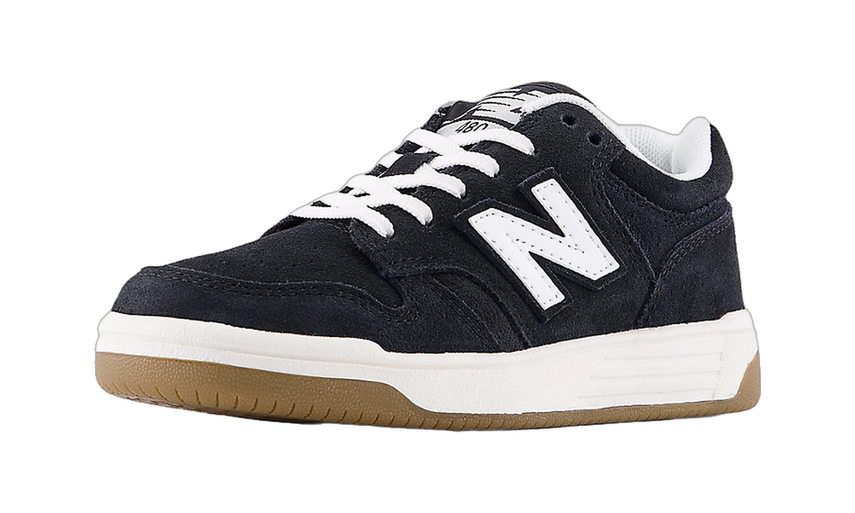 New Balance B480 Lace White Black (PS)