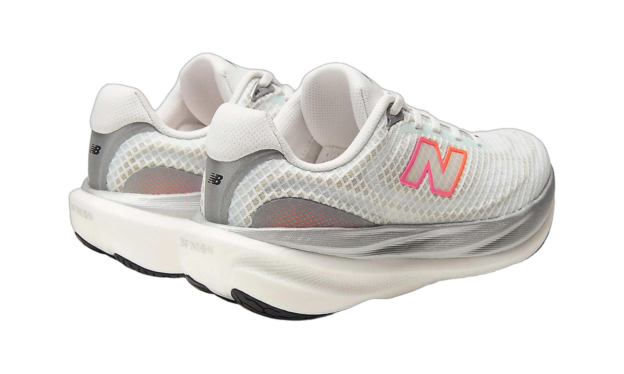 New Balance Infinion 1080v15 Breathe White Pink Heat Tangerine