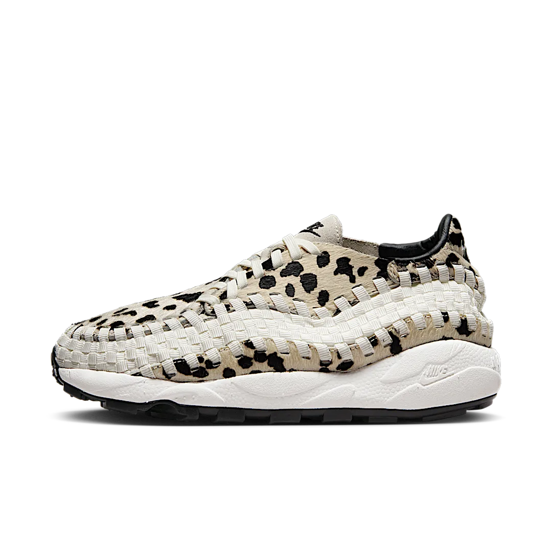 Nike Air Footscape Woven PRM White Cow Print, Sail/Sail/Black (FB1959-102)