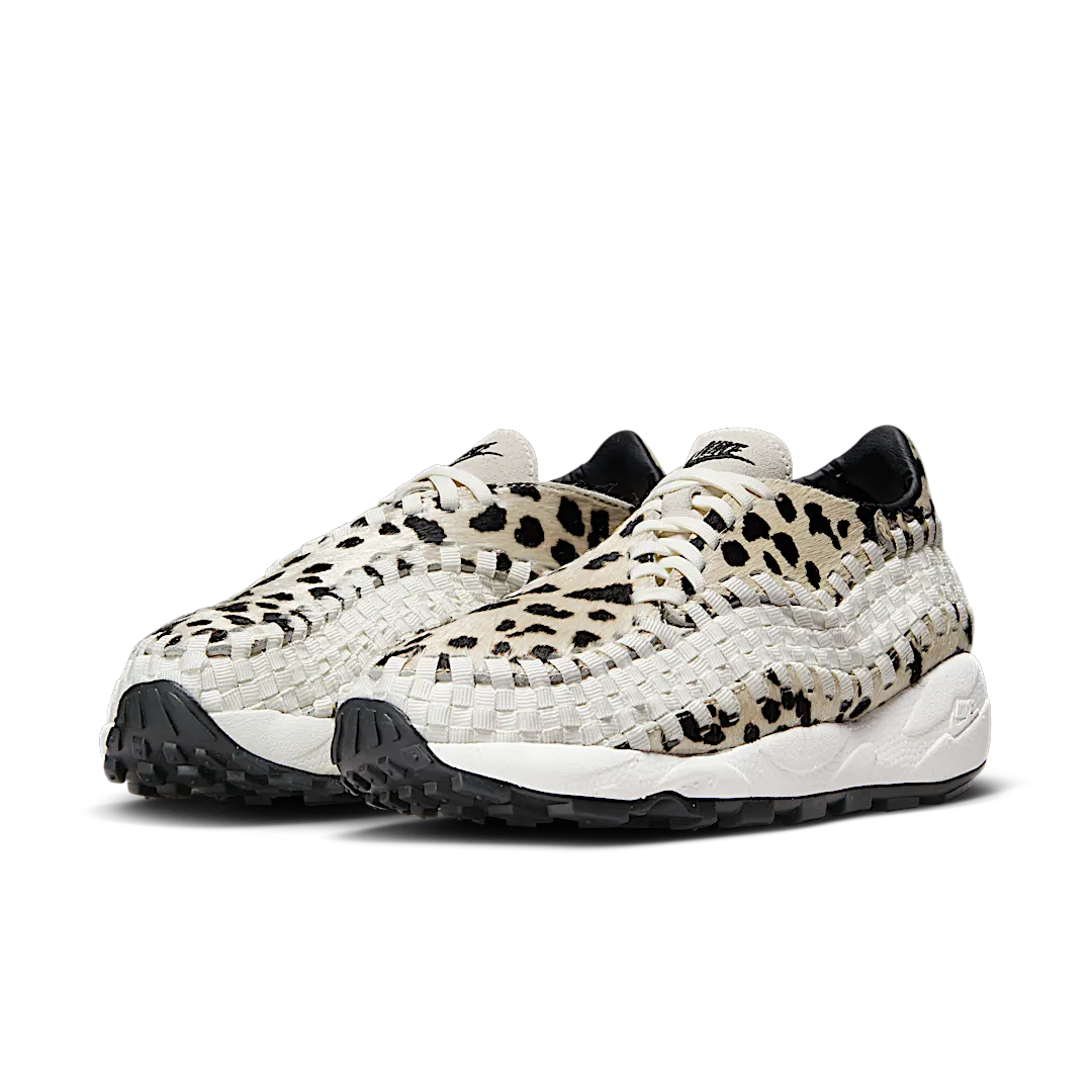 Nike Air Footscape Woven PRM White Cow Print, Sail/Sail/Black (FB1959-102)
