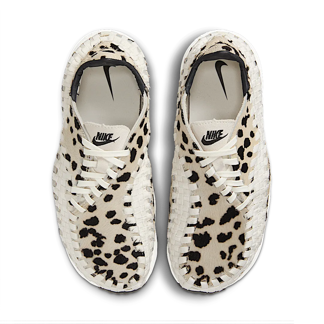 Nike Air Footscape Woven PRM White Cow Print, Sail/Sail/Black (FB1959-102)